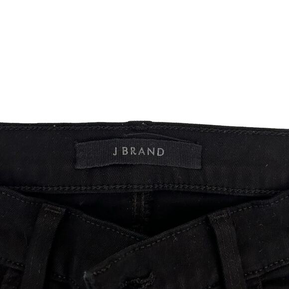 J Brand Black Alana Veneration Destruct Skinny Jeans Sz 28 - Picture 2 of 7